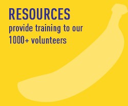 resources provide training to our 1000 plus volunteers